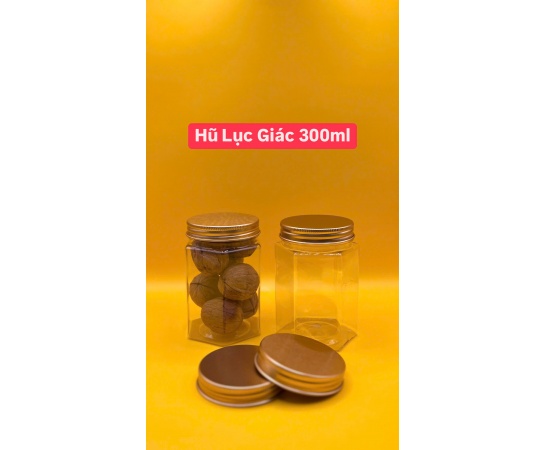 Hũ lục giác 300ml