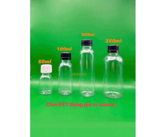 Chai PET đựng gia vị